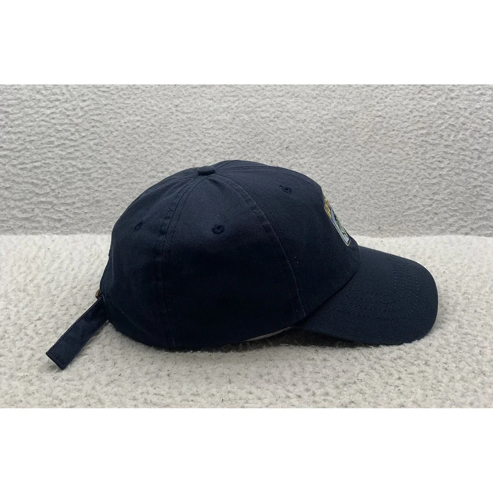 Bass Master Baseball‎ Hat Mens Strapback OSFM Fishing Outdoors Navy Blue Dad Cap